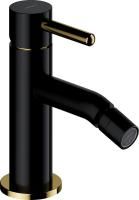 Смеситель для биде Omnires Y Y1220BLGL черный с золотом