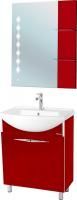 Мебель для ванной Bellezza Глория Гласс 65 бордо