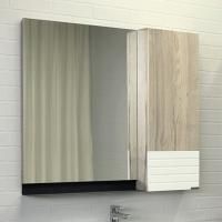 Зеркало Comforty Страсбург 90 дуб дымчатый, белый матовый