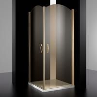 Душевой уголок Sturm Eleganz 90 gold тонированное
