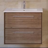 Тумба под раковину Raval Frame 75 дуб трюфель, подвесная