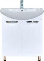 Тумба под раковину Misty Лаванда 70 белая эмаль, прямая