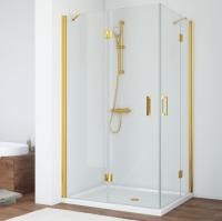 Душевой уголок Vegas Glass AFA-F 110*100 09 01 L профиль золото, стекло прозрачное