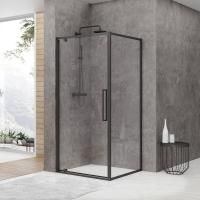 Душевой уголок Black&White S877 Black 900x900