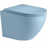 Подвесной унитаз WeltWasser SK Merzbach 004 MT-BU голубой матовый