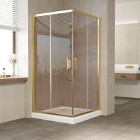 Душевой уголок Vegas Glass ZA 100 09 05 профиль золото, стекло бронза