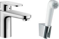 Смеситель для раковины Hansgrohe Vernis Blend 71215000 с гигиеническим душем, хром