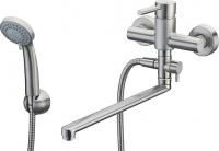 Смеситель для ванны Wasserkraft Wern 4202L универсальный, матовый хром