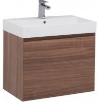 Тумба с раковиной Aquanet Йорк 70 орех