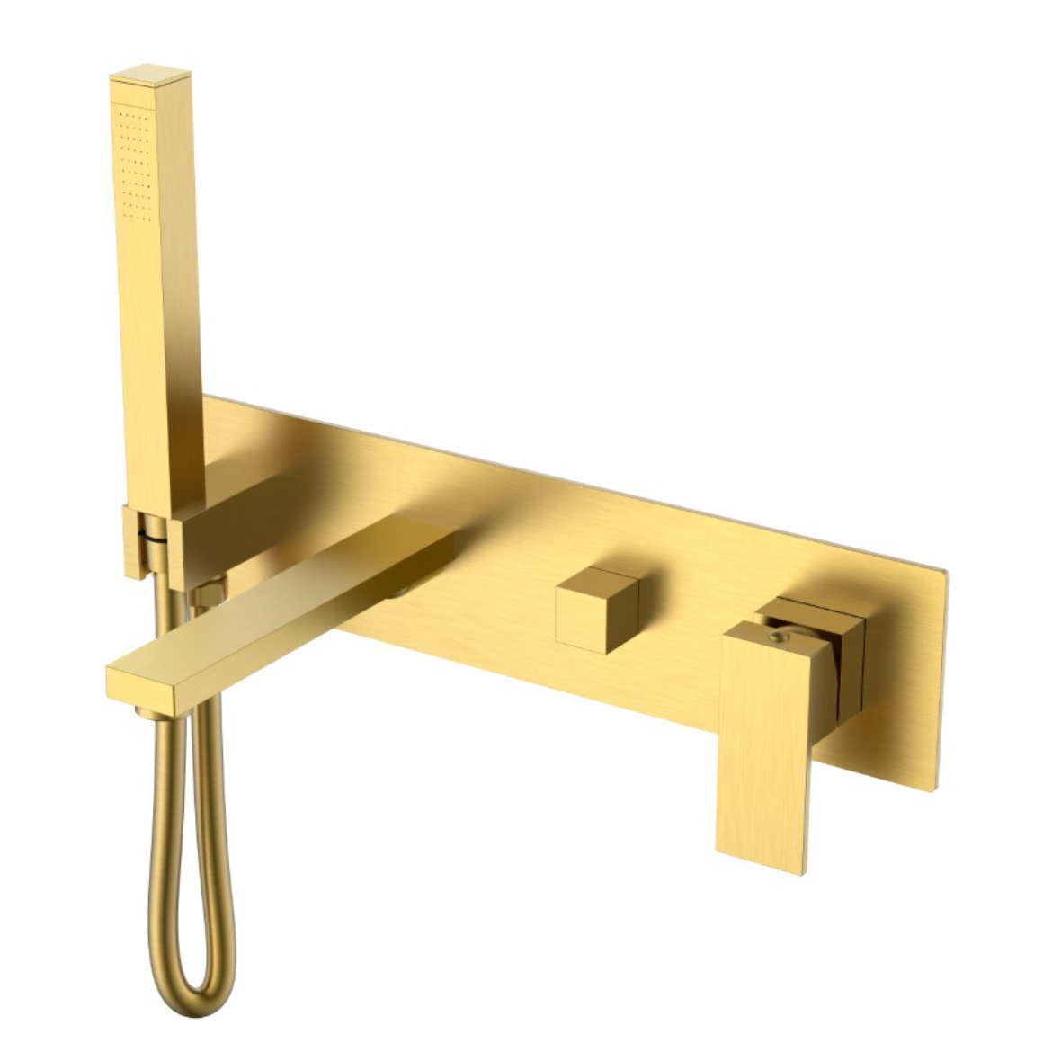 Смеситель для ванны с душем Boheme Qubic 474-2-MG