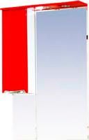 Зеркало-шкаф Misty Жасмин 65 с подсветкой, красная эмаль L