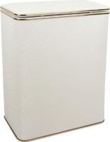 Корзина для белья Geralis FWG-B белая, золото, стандартная