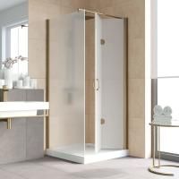 Душевой уголок Vegas Glass GPS-Fis LUX 80*110 05 10 R профиль бронза, стекло сатин