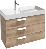 Тумба с раковиной Jacob Delafon Rythmik 100 3 ящика квебекский дуб