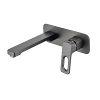 Смеситель для раковины Raglo R51.11.09 графит встраиваемый