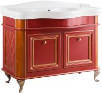 Тумба под раковину Caprigo Vivo 100 rosso noce