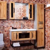 Мебель для ванной Бриклаер Лофт 100 подвесная