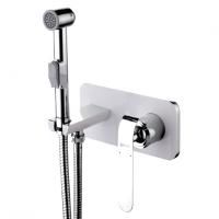 Гигиенический душ Lemark Melange LM4919CW со смесителем, с внутренней частью