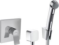 Гигиенический душ Hansgrohe 32128000 со смесителем Vivenis 75615000