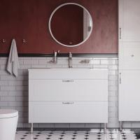 Мебель для ванной Iddis Oxford 100, напольная, белая