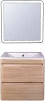 Мебель для ванной Style Line Атлантика 60 Люкс Plus, подвесная, ясень перламутр
