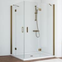 Душевой уголок Vegas Glass AFA-F 120*110 05 01 R профиль бронза, стекло прозрачное