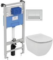 Инсталляция Ideal Standard Tesi T387201 унитаз с кнопкой смыва