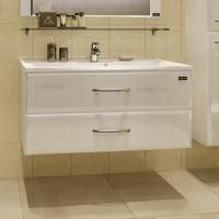 Тумба с раковиной СанТа Виктория 100 подвесная, раковина Elen 100