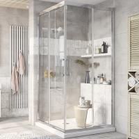 Душевой уголок Stworki Дублин 95x95 см профиль хром глянец