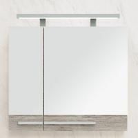 Зеркало-шкаф Runo Вудлайн 85, скандинавский дуб