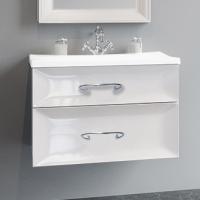 Тумба с раковиной Marka One Delice 75П white