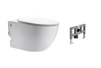 Подвесной унитаз Cerutti Spa Barbaria Aria CT7277 с импульсным сливом