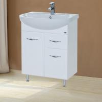 Тумба с раковиной Bellezza Стелла 65 1 ящик белая