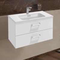 Тумба с раковиной Jacob Delafon Vox 80 белая, ручки R1