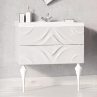 Тумба с раковиной Marka One Angel 80 white