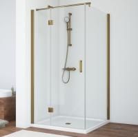 Душевой уголок Vegas Glass AFP-Fis 90 05 01 L профиль бронза, стекло прозрачное