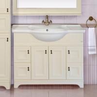 Тумба с раковиной Misty Ватикан 105 слоновая кость