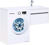 Тумба с раковиной Aquanet Токио 120 R белая подвесная, 1 ящик