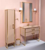 Мебель для ванной Armadi Art Monaco 100 капучино, золото