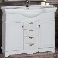 Тумба с раковиной Aquanet Луис 100 белая