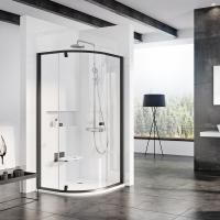 Душевой уголок Ravak PSKK3-80 Transparent, профиль черный