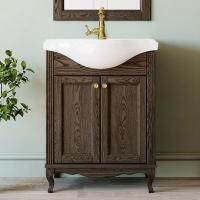 Тумба под раковину ValenHouse Эллина 65 кальяри, фурнитура золото