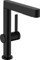 Смеситель для раковины Hansgrohe Finoris 230 76063670 матовый черный