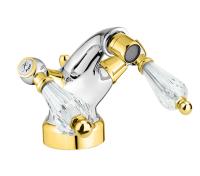 Смеситель для биде Fiore Gioielli Swarovski® 08CO0632, хром/золото