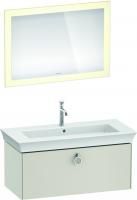 Мебель для ванной Duravit White Tulip 105 с ручкой, скандинавский белый шелковисто-матовый