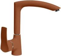 Смеситель для кухни AquaGranitEx C-7040 терракотовый