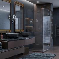 Душевой уголок Ambassador Diamond 12011103R 100x100 см