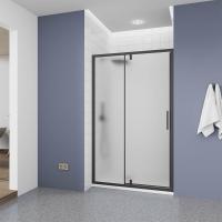 Душевая дверь в нишу Veconi Ottimo P20 B OP20B-100-07-C9, профиль черный матовый, стекло матовое