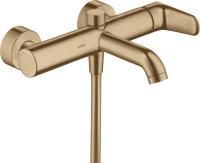 Смеситель для ванны Axor Citterio M 34420140 шлифованная бронза