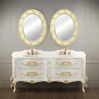 Мебель для ванной Migliore Virginia 180 lacatto bianco для смесителя на 3 отверстия